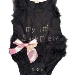 Black and Pink Kids One Piece